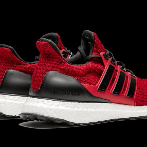 NEW Adidas Ultraboost 4.0 Power Red Core Black Size 10 US 9.5 UK 44 EUR EE3703 - Picture 7 of 11